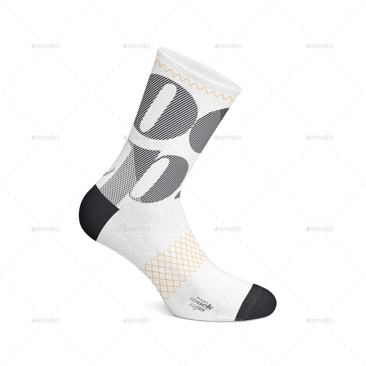 Cycling Socks 3 Types Mockup by dennysmockups GraphicRiver